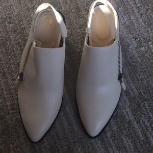 Cole Haan zipped healed mule